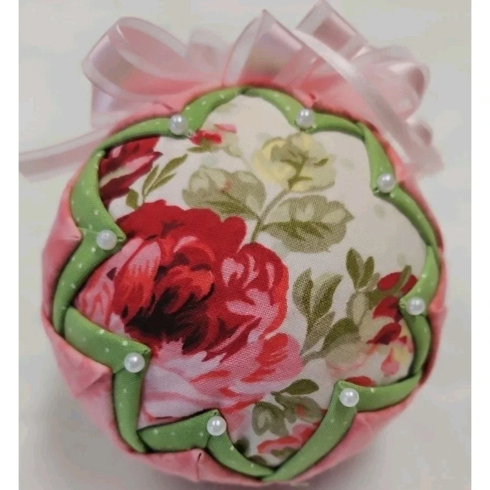 2‎ Handmade Pink Ornaments